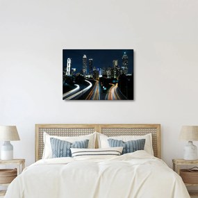 Tabloul metropolei nocturne (70x50 cm)