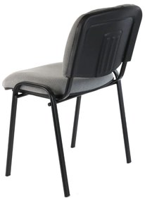 Scaun de conferinta Viva N, picioare negre, gri