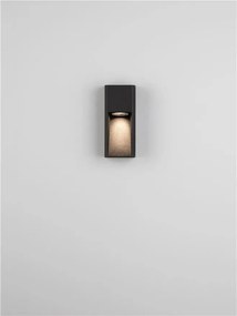 Spot aplicat perete exterior IP65 MAZU negru