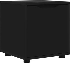 vidaXL Dulap de Baie Negru 40,5 x 40 x 44 cm Lemn compozit