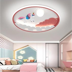 Brilagi - Plafonieră LED reglabilă pentru copii UNICORN/68W/230V 3000-6000K + telecomandă