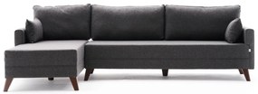Canapea extensibilă Bellina 1 (antracit) (S). 1063018
