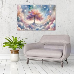 Tablou – Arborele vieții printre nori (90x60 cm)