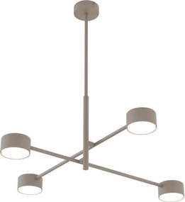 Lustră pe tijă NATSU 4xGX53/10W/230V bej