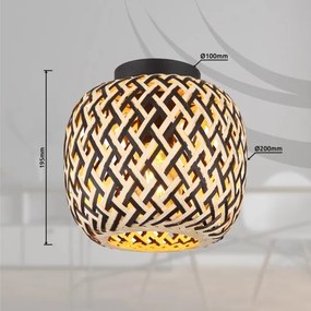 Plafonieră Globo 15766D COLLY 1xE27/15W/230V