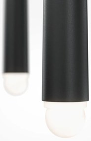 Lustra LED cu 3 pendule design modern Cascade negru