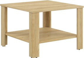 Masuta cafea ODETTE, frasin, PAL, 68x68x48 cm