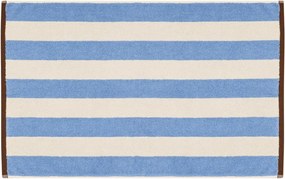 Covoraș de baie albastru din material textil 50x80 cm Gobo – noo.ma