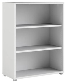 Dulap Modulo 89 x 40 x 113 cm, uși din lemn, alb / stejar sonoma