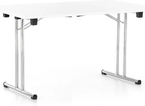 Masa plianta 140 x 80 cm, alba