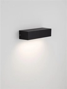 Aplica exterior neagra liniara 22cm IP65 LED CCT PRISMATIC