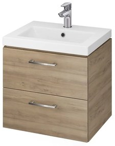 Dulap cu lavoar, 46x49x40 cm, 2 sertare, nuc