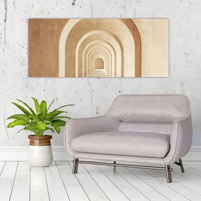 Tablou - Pasaj Bej (120x50 cm)