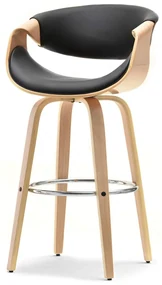 Scaun Bjorn H (stejar negru + crom). 1110650