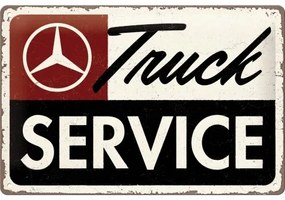 Placă metalică Daimler Truck - Service, (20 x 30 cm)
