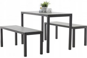 Set mobilier de grădină Yoggi (gri). 1096495