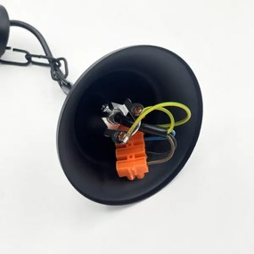 Candelabru pe lanț ANTON 3xE14/15W/230V negru