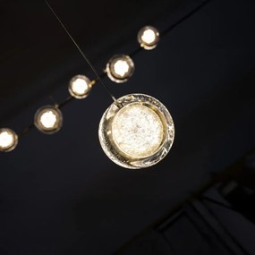 Pendul LED design decorativ EUFORIA 13 auriu