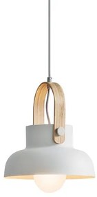 Pendul design modern Lanteo alb mat