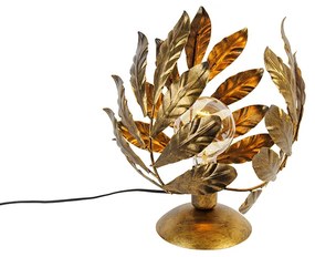 Lampa de masa vintage auriu antic 30 cm - Linden