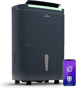 Klarstein DryFy Connect 50 Smart, Dezumidificator, WiFi, Compresie, 50l/zi, 45-55m²