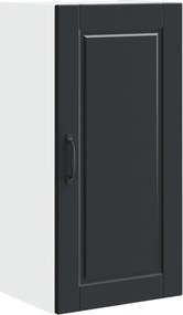 vidaXL Dulap de bucătărie cu raft Negru 40 x 31 x 80 cm Lemn compozit