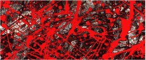 Tablou - Abstracție expresivă (120x50 cm)