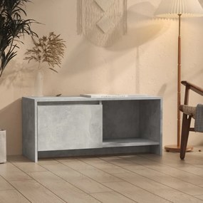 809786 vidaXL Comodă TV, gri beton, 90x35x40 cm, PAL