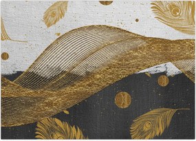 Tablou - Pene aurii (70x50 cm)