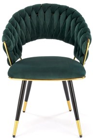 Scaun K551 velvet verde