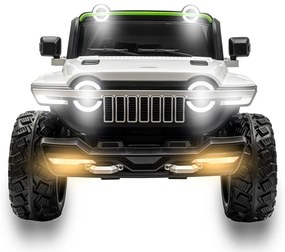 Baby Mix Mașinuță electrică pentru copii Flexible,albă