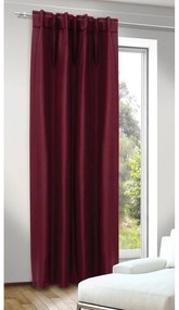 Draperie roșie termoizolantă, dimout (semi-opacă) 135x245 cm Uni – Sehlbach