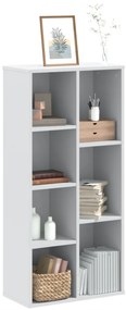 vidaXL Bibliotecă, alb, 50x25x105 cm, lemn prelucrat