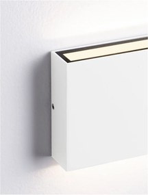 Aplica LED iluminat exterior ambiental IP54 TICK II alba