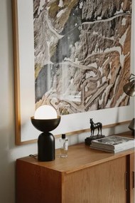 Osram - Lampă de masă DECOR BOWL 1xE14/25W/230V neagră