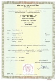 Cilindru cu buton Richter EXR.30/40K.NI em 30+40Kmm, 6 chei