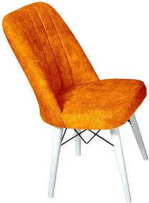 Scaun living tapitat Valentina portacaliu  Homs