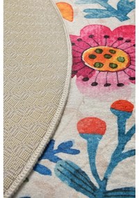Covor antiderapant pentru copii Conceptum Hypnose Hello Spring, ø 140 cm