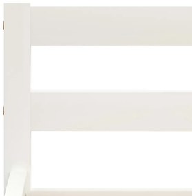 Cadru de pat cu 4 sertare, alb, 160 x 200 cm, lemn masiv de pin Alb, 160 x 200 cm, 4 Sertare
