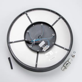 Brilagi - Plafonieră LED cu cristale VELURE 5xE14/40W/230V neagră