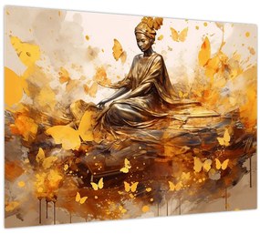 Tablou pe sticlă - Vindecătorul (70x50 cm)