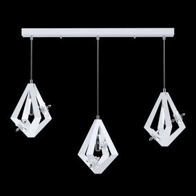 Lustra moderna cu 3 pendule design LUX realizat manual CRYSTALLO XL