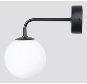 Aplică de perete neagră-albă Beam – Sollux