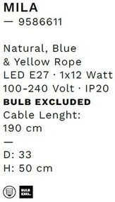 Lamparar/Lampa de podea design decorativ, MILA H 50cm