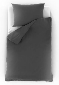 Lenjerie de pătuț din muselină Kvalitex pentrucopii gri închis, 90 x 135 cm, 45 x 60 cm