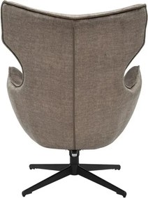 Fotoliu pivotant VOGUE catifea taupe