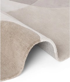 Covor bej țesut manual rotund din lână ø 160 cm Hackney Clarissa – Ted Baker