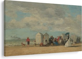 Tablou - Eugène Boudin, Beach Scene, reproducere (90x60 cm)