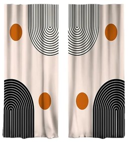 Draperii bej 2 buc. 140x260 cm – Mila Home