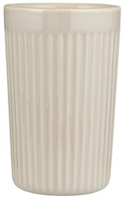 Cana ceramica bej cu striatii CAFE MYNTE LATTE